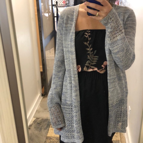 tahari long cardigan